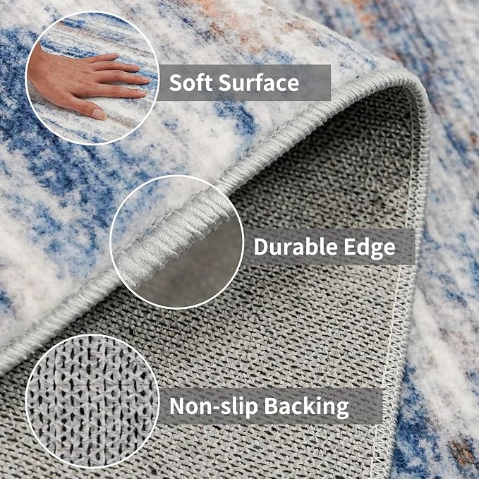 4x10 Wide Washable Runner Rug: Easy-to-Clean Runners - Image 4