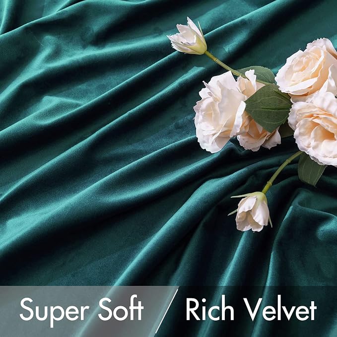 MIULEE Velvet Curtains 84 inches 2 Panels - Image 4