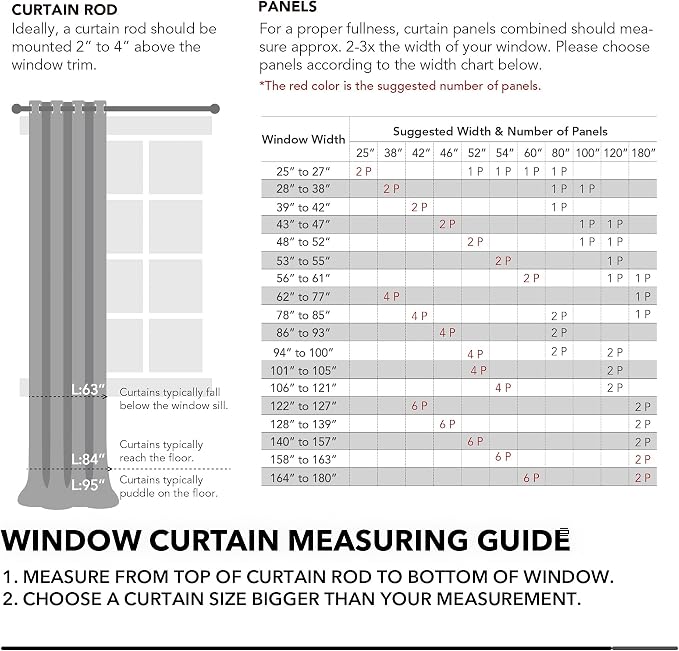Deconovo Blackout Small Curtains - Image 9