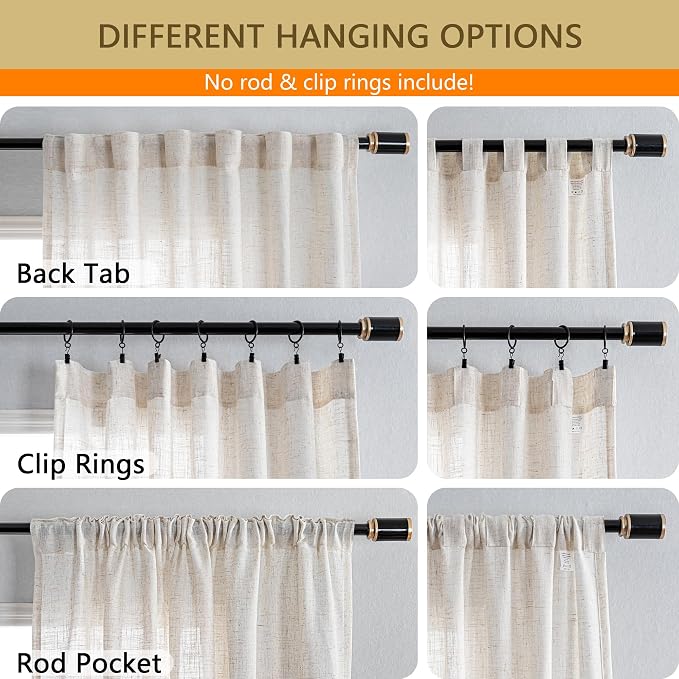 MYSKY HOME Living Room Curtains - Image 2