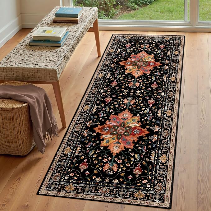 Area Rugs 3'x8' Runner Rug Non Slip Washable - Image 3