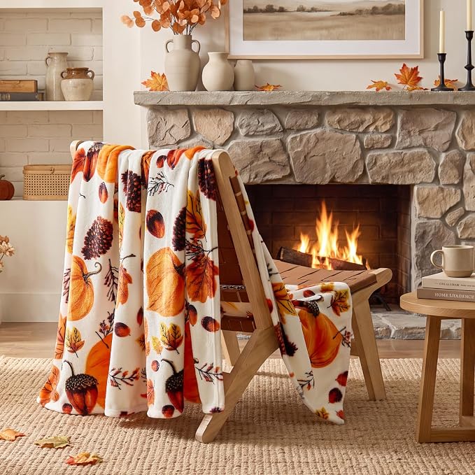 BEDELITE Fleece Blanket Soft Fall Throw - Image 2