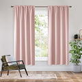 RYB HOME Bedroom Blackout Curtains 72 inches Long, 100% Blackout Thermal by RYBHOME