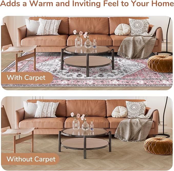 OPPODREAM Soft Area Rugs 9x12 Living Room, Washable Rugs 9x12 - Image 8