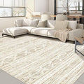Nakagishi 7X9 Area Rug Living Room: Washable Boho Large Neutral Modern Soft by NakagishiAreaRug