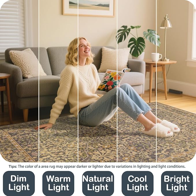 Washable 2'6" x 10' Runners for Hallways, Non Slip Long Floor Runner for Kitchen - Image 4