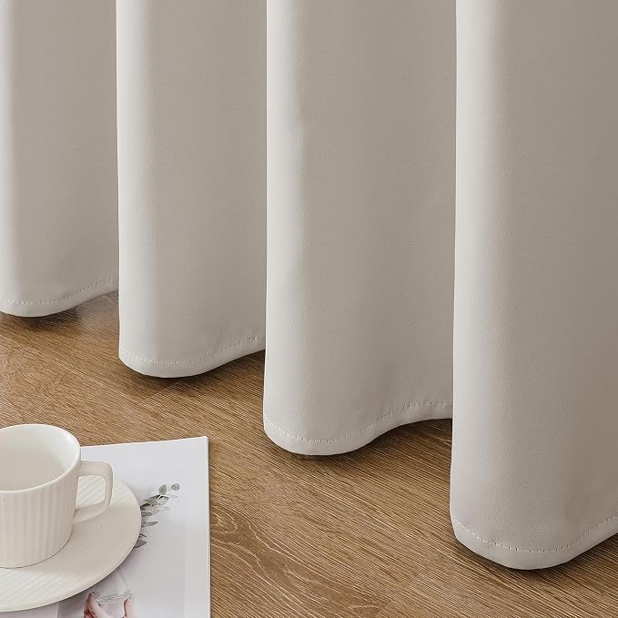 Joydeco Blackout Curtains 90 Inch Length 2 Panels Set, Thermal Insulated Long - Image 5
