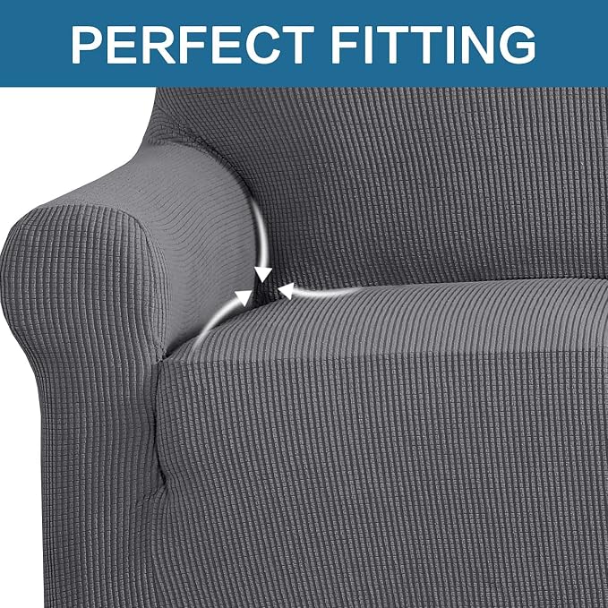 H.VERSAILTEX Stretch Chair Slipcover Sofa Cover Furniture Protector Cover High - Image 5