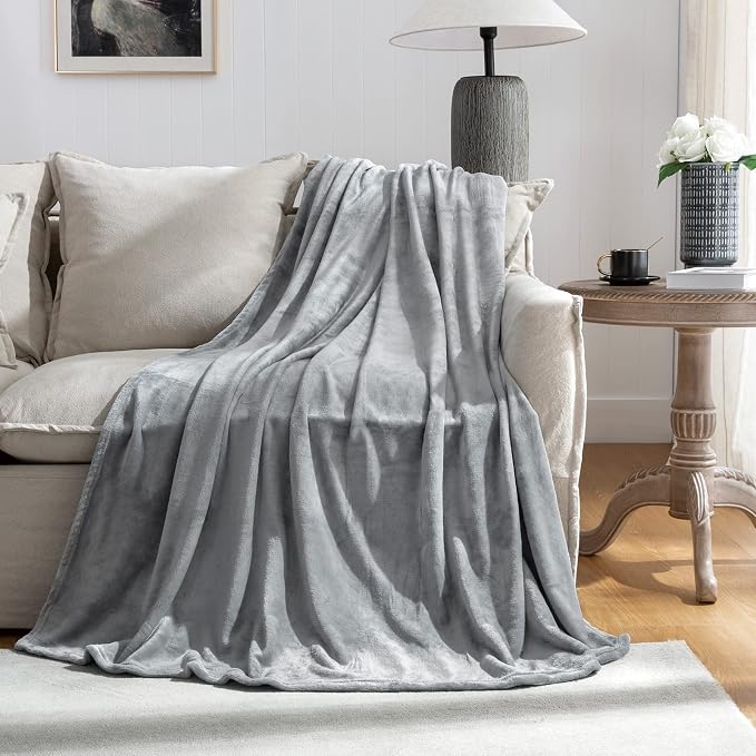 JIAHANNHA Flannel Fleece Blanket Queen Size, Super Soft Plush Fuzzy and Cozy - Image 3