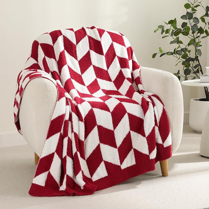 Snuggle Sac Chevron Red Throw Blanket by SnuggleSac