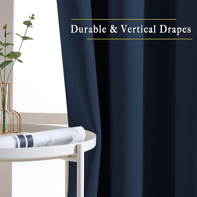 NICETOWN Room Darkening Curtains Blackout 36 inch Curtains - Image 5