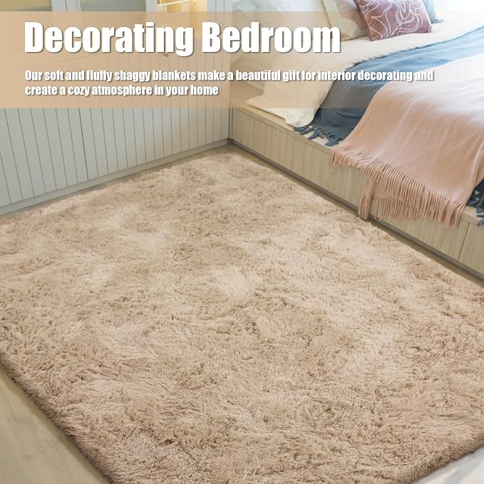Ultra Soft Fluffy Area Rugs for Bedroom Living Room 10x14, Nursery Rug - Image 7