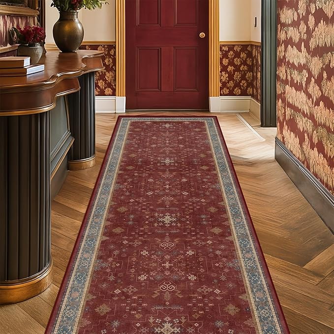 Boho 2x5 Small Kitchen Runners Rugs Non Slip - Image 3