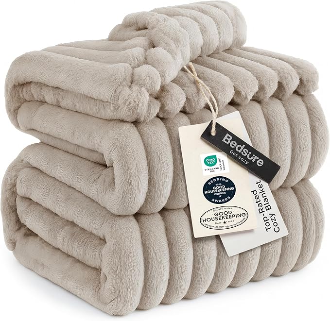 Bedsure GentleSoft Blankets Queen Size by BEDSURE