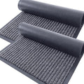 OLANLY 2-Pack Front Door Mats 71x23, Waterproof Heavy-Duty Doormats | Grey by OLANLY