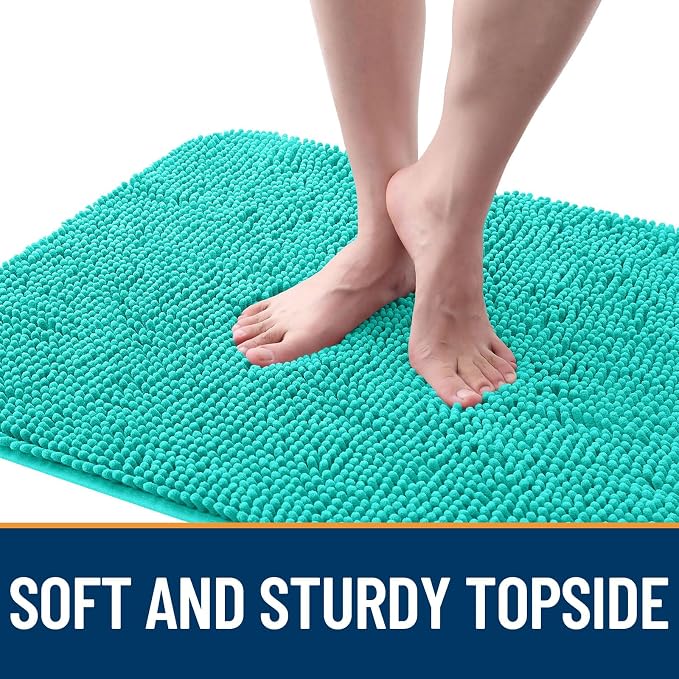 OLANLY Dog Door Mat for Muddy Paws 70x32, Super Absorbent Chenille Mud Mat | - Image 4