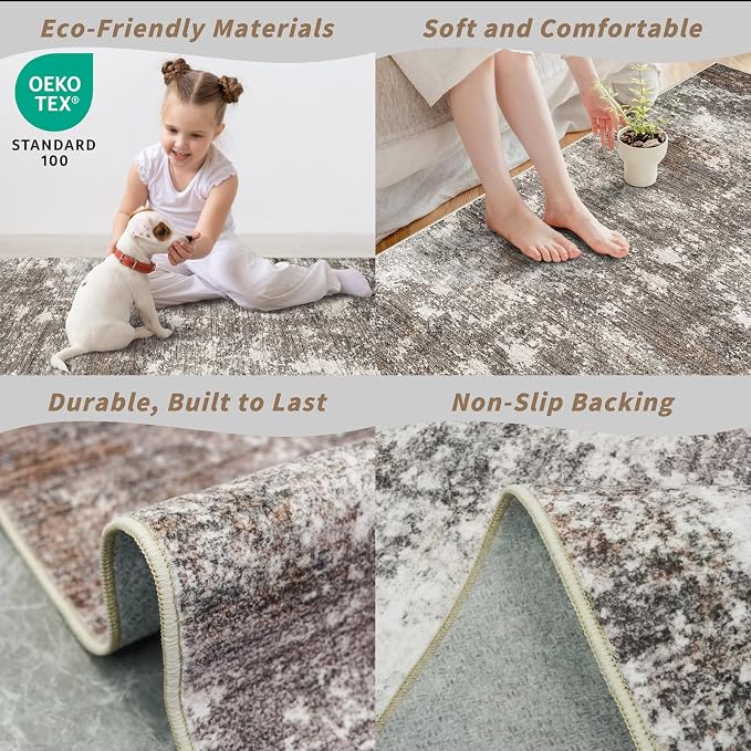 2x7 Washable Kitchen Runner Rug – Non-Slip Soft Carpet - Image 5
