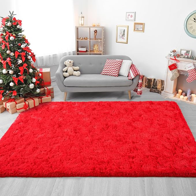 Chicrug Soft Area Rugs for Bedroom Living Room Plush Fluffy Rug 5x8 Feet - Image 6