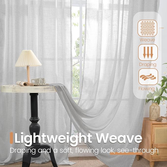 BGment Extra Long 108 Inch Length Curtains - Image 4