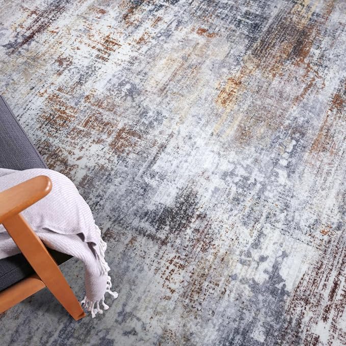 IOHOUZE Abstract Runner Rug 3x10 Ft Washable Runners - Image 7