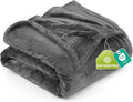 Utopia Bedding Ultra Soft Fleece Bed Blanket King Size Grey | Microfiber Plush by UTOPIABEDDING