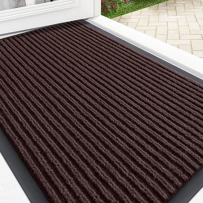 OLANLY Front Door Mat 29.5x17, Waterproof Heavy-Duty Indoor Outdoor Doormat | by OLANLY