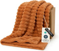 Bedsure GentleSoft Orange Twin XL Blanket by BEDSURE