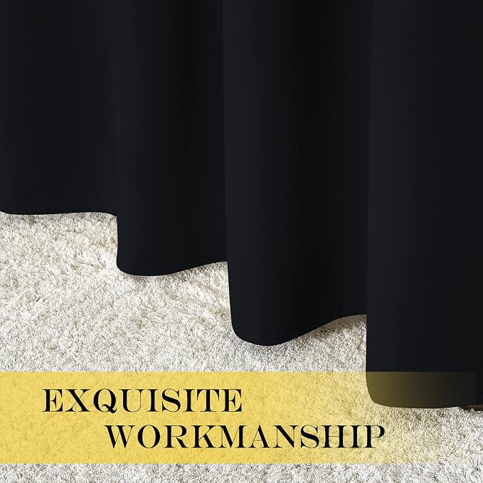 NICETOWN Black Curtain for Patio Door - Image 6