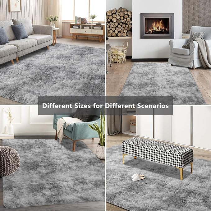 9X12 Large Area Rugs for Living Room Bedroom, Big Shag Rug for Bedroom Dorm - Image 9