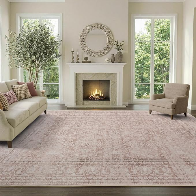 8x10 Ft Large Area Rugs for Living Room, Soft Non-Slip Machine Washable Rug - Image 2