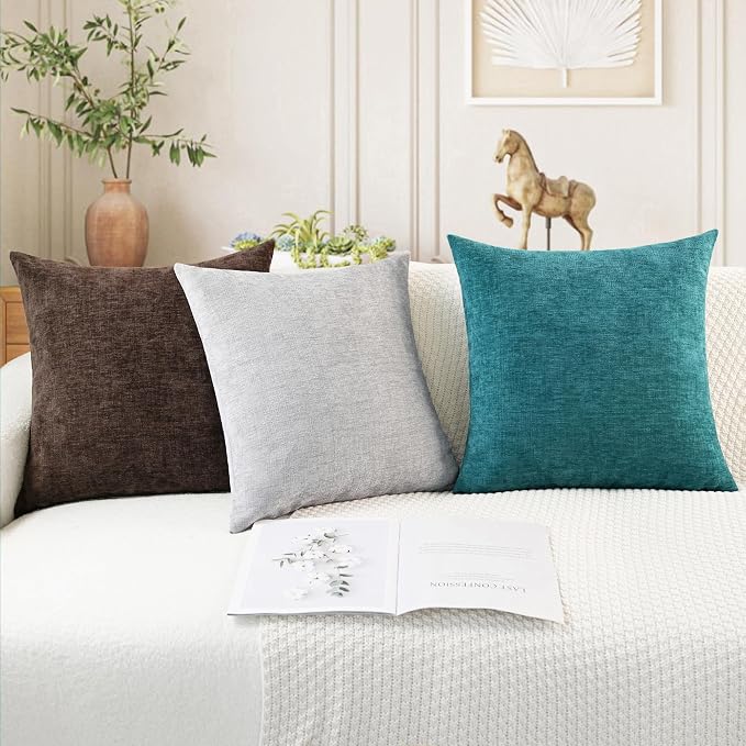 CaliTime Decorative Couch Throw Pillow Covers 26 X 16 Inches Teal | Pack of 2 - Image 5