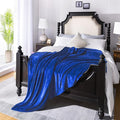 JIAHANNHA Flannel Fleece Blanket Queen Size Royal Blue 90 by 90 Inches Blankets by JIAHANNHA