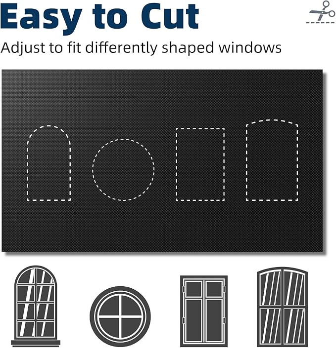 NIGHTON Portable Blackout Curtains 71"×57" Strong Hook and Loop Tape Strips - Image 5