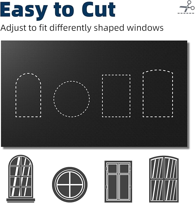 NIGHTON Portable Blackout Curtains 120"×57", Strong Hook and Loop Tape Strips - Image 5
