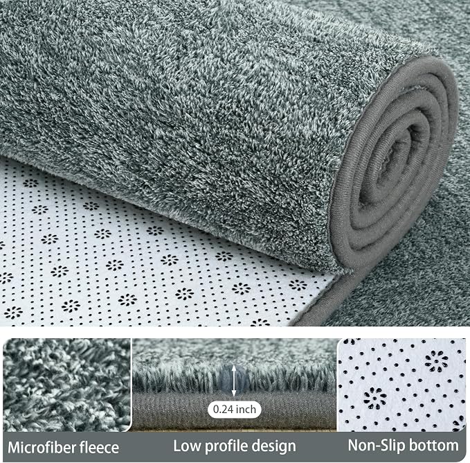 AROGAN Washable 5×7 Living Room Rug, Modern Area Rugs - Image 2