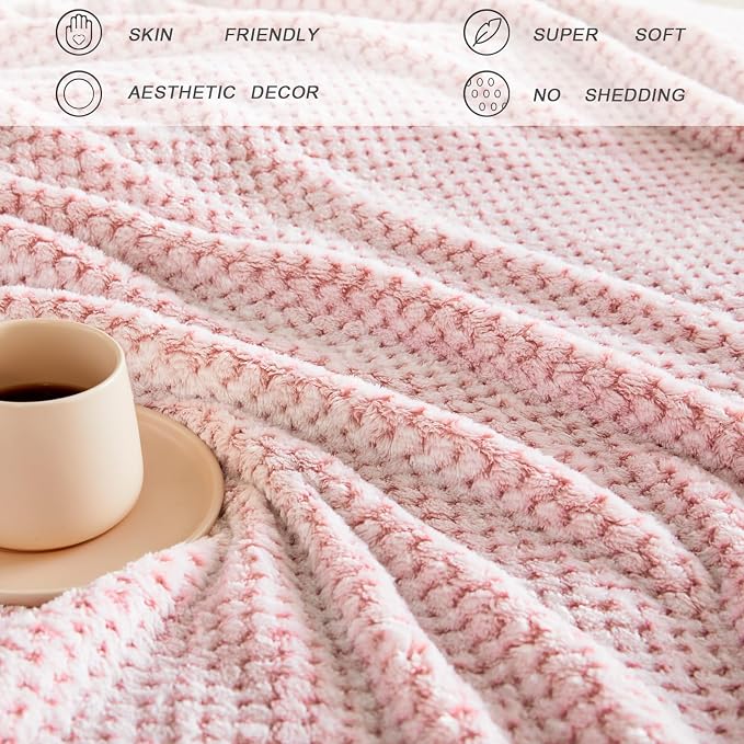 Exclusivo Mezcla Fleece Bed Blanket King Size, Super Soft and Warm Blankets - Image 6