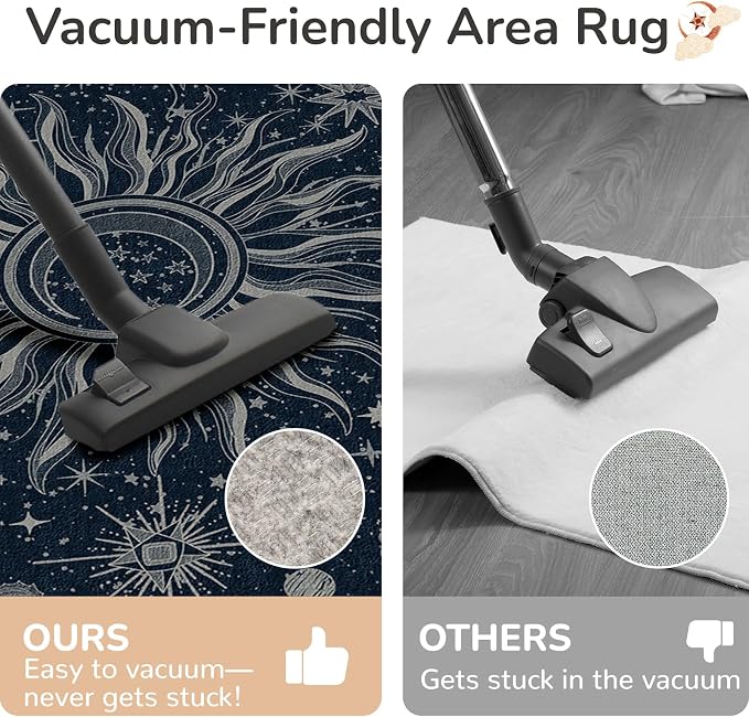 Vacuum-Friendly, 2x3 Washable Area Rug - Image 4