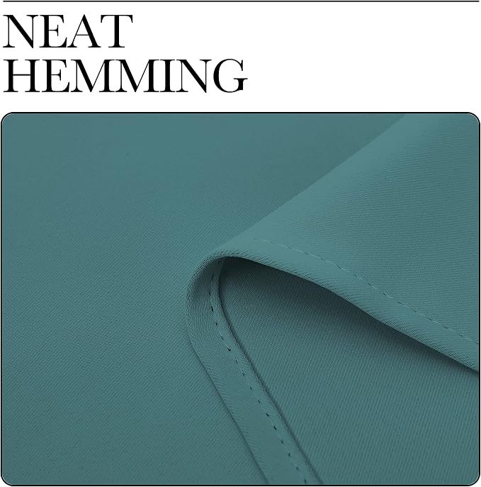 NICETOWN Window Curtain Panels, Thermal Insulated Solid Grommet Blackout - Image 7