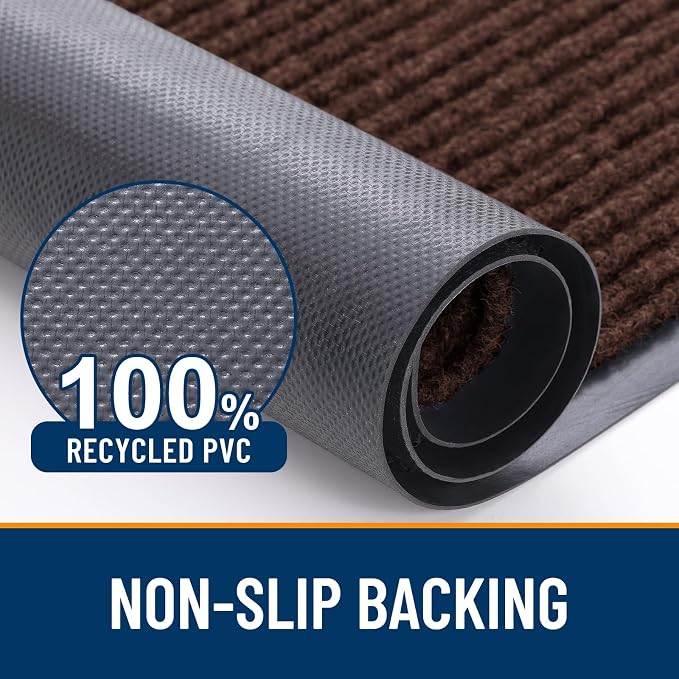 OLANLY Front Door Mat 47x32, Waterproof Heavy-Duty Indoor Outdoor Doormat | - Image 3