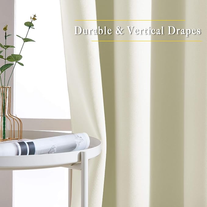 NICETOWN Room Darkening Curtains Extra Long 110 Inches, Grommet Thermal - Image 5
