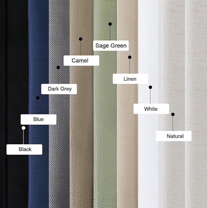 OWENIE Bob 1 PCS Black Valances - Image 8