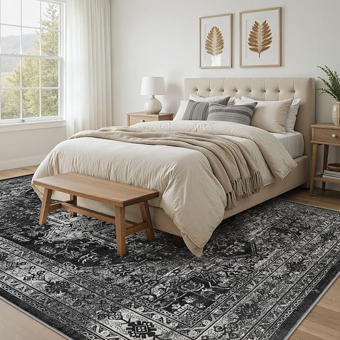 UERMEI 9x12 Area Rug Living Room Rugs - Image 3