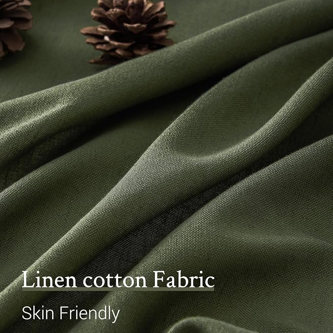 120 Inch Long Curtains Pinch Pleat Linen Curtains - Image 2
