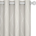 Deconovo Beige Blackout Curtains, Room Darkening Curtain, Thermal Insulated by Deconovo