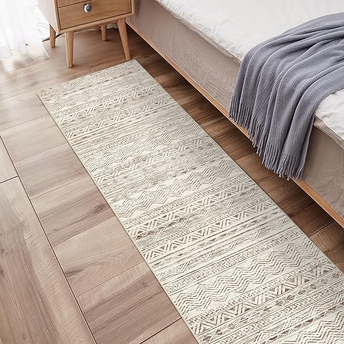 Washable Moroccan Hallway Runner Rug 2'6''x16' - Image 4