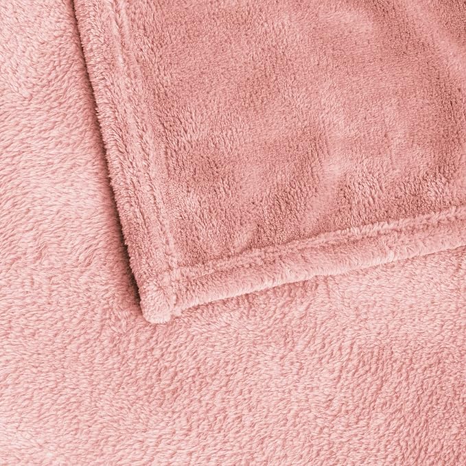 BEDELITE Fleece Blankets Queen Size Pink Throw Blankets - Image 6