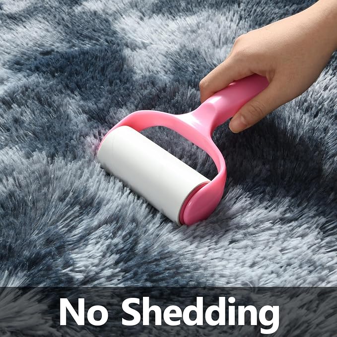 Deerhoo Shag Area Rug, 4 X 6 Tie-Dyed Plush Fuzzy Rugs - Image 5