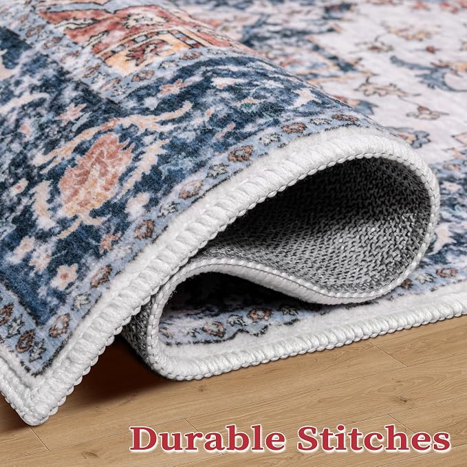 SERISSA 3x4 Washable Non Slip Boho Area Rug - Image 7
