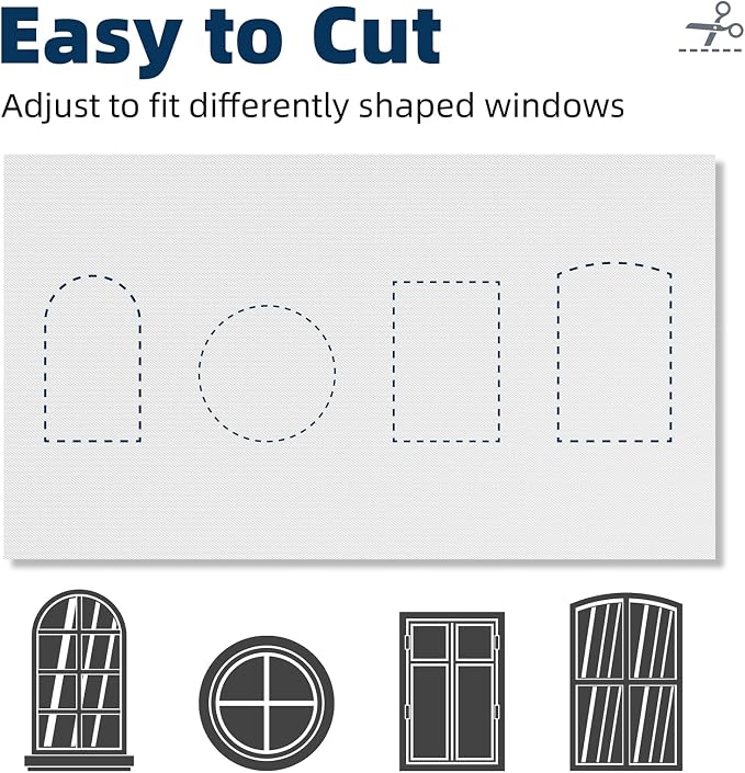 NIGHTON Portable Blackout Curtains 71"×59", Strong Hook and Loop Tape Strips - Image 5