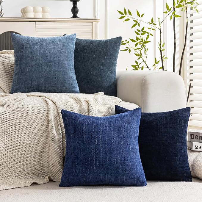 Set of 4 Soft Textured Decorative Throw Pillow Covers 12X20 Inch Cozy Farmhouse - Image 8